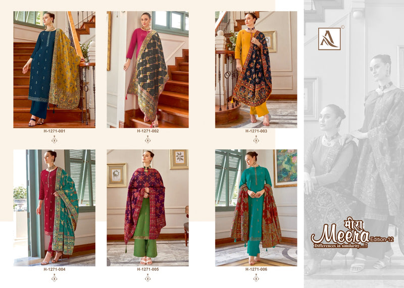 Alok Suits Meera Edition Vol 12 Jam Cotton Fancy Salwar Suits