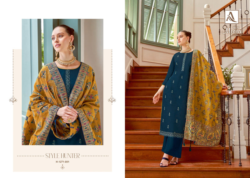 Alok Suits Meera Edition Vol 12 Jam Cotton Fancy Salwar Suits