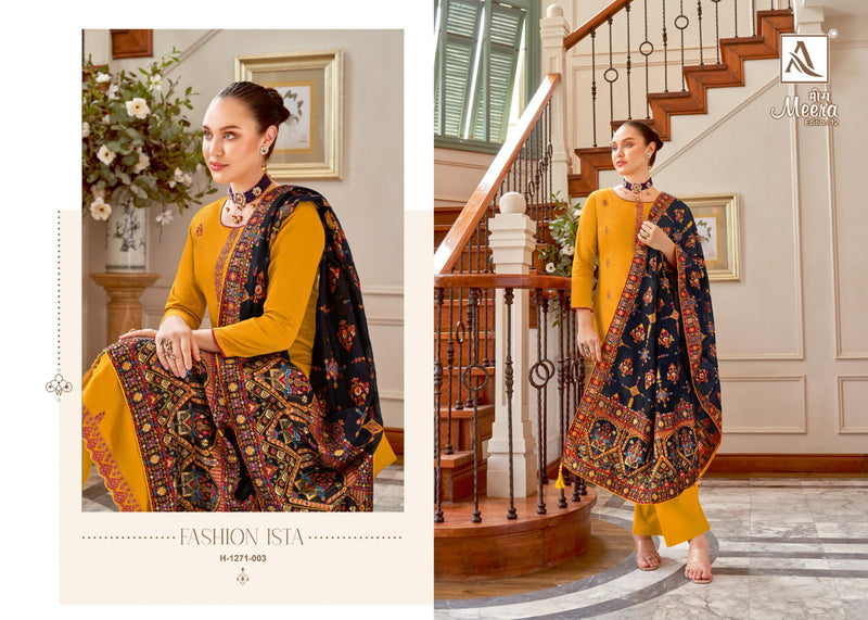 Alok Suits Meera Edition Vol 12 Jam Cotton Fancy Salwar Suits