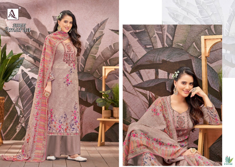 Alok Suits Amaraa Jam Cotton Digital Print With Fancy Embroidery Work Suits