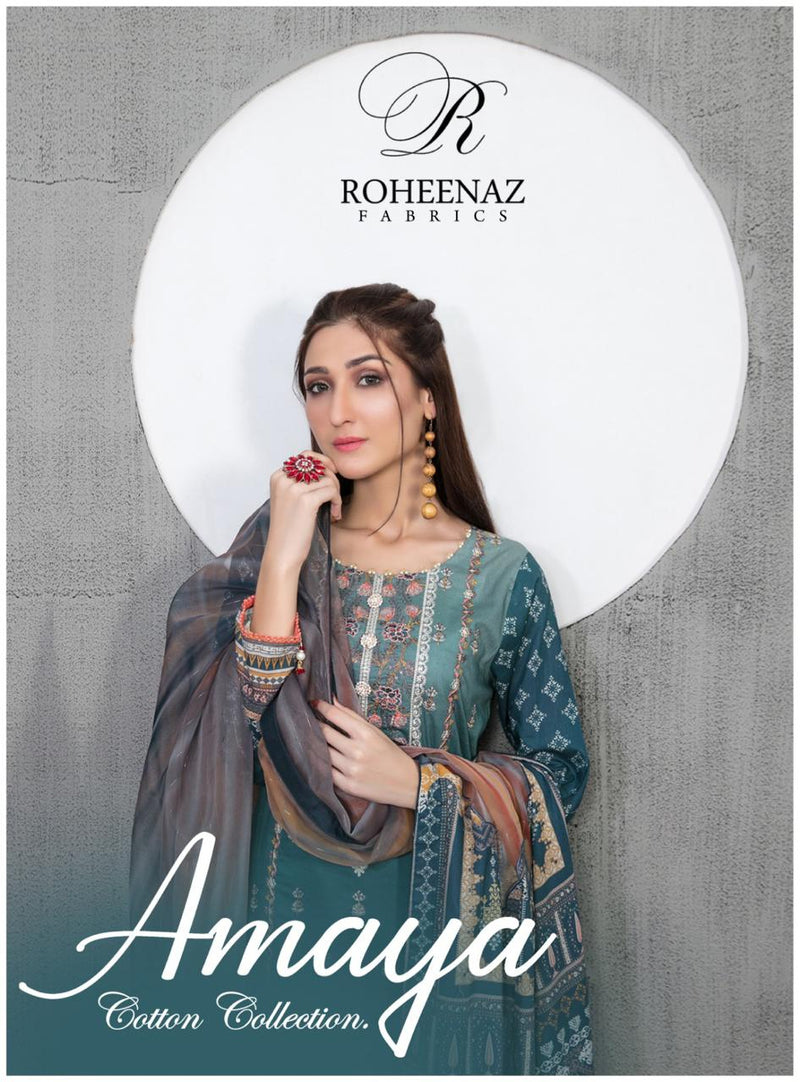Roheenaz Fabrics Amaya Cotton Digital Prints Salwar Suits