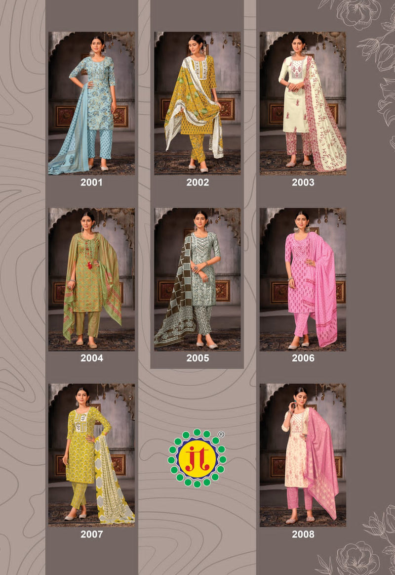 Jt Amee Vol 2 Lawn Cotton Printed Fancy Embroidery Casual Wear Kurti Collection