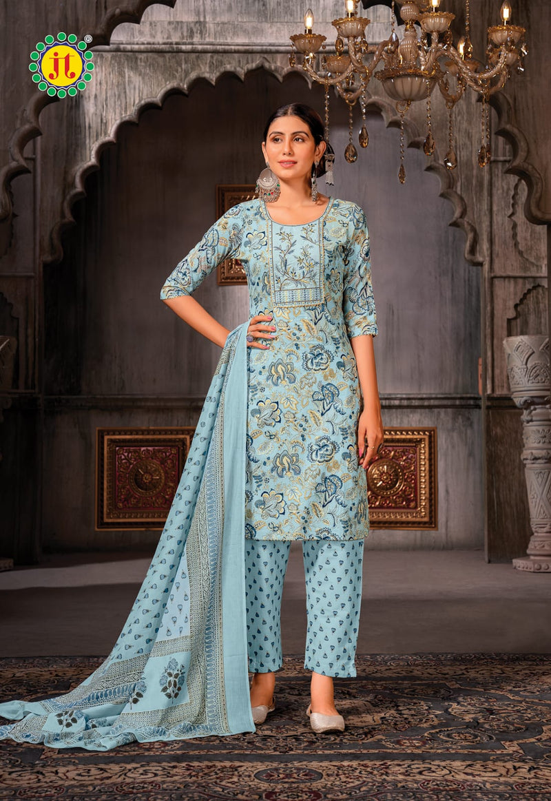 Jt Amee Vol 2 Lawn Cotton Printed Fancy Embroidery Casual Wear Kurti Collection