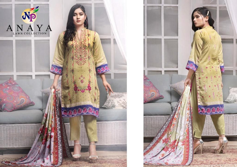 Nand Gopal Anaya Heavy Lawn Cotton Printed Unstitched Daily Wear Salwar Suit