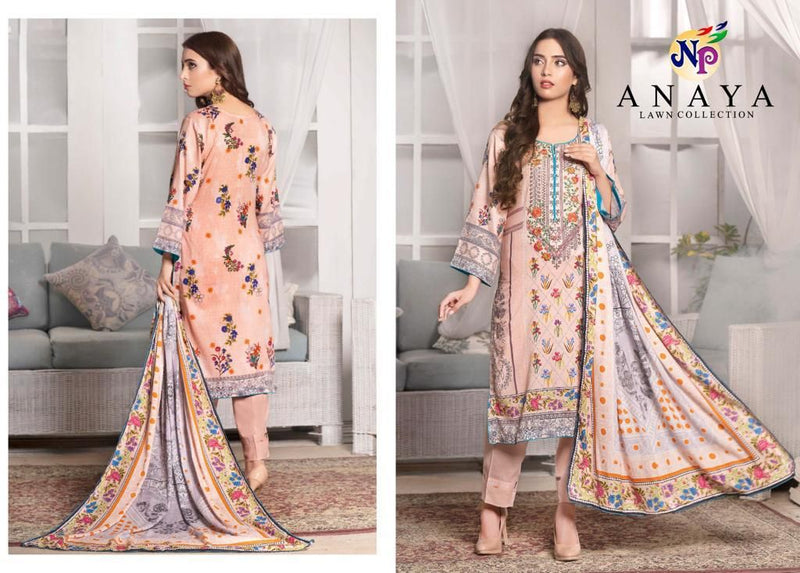 Nand Gopal Anaya Heavy Lawn Cotton Printed Unstitched Daily Wear Salwar Suit