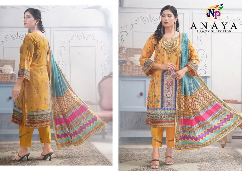 Nand Gopal Anaya Heavy Lawn Cotton Printed Unstitched Daily Wear Salwar Suit