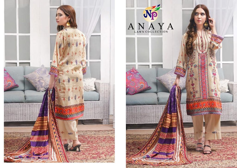 Nand Gopal Anaya Heavy Lawn Cotton Printed Unstitched Daily Wear Salwar Suit