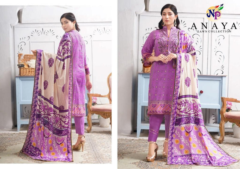 Nand Gopal Anaya Heavy Lawn Cotton Printed Unstitched Daily Wear Salwar Suit