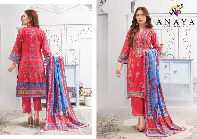 Nand Gopal Anaya Heavy Lawn Cotton Printed Unstitched Daily Wear Salwar Suit