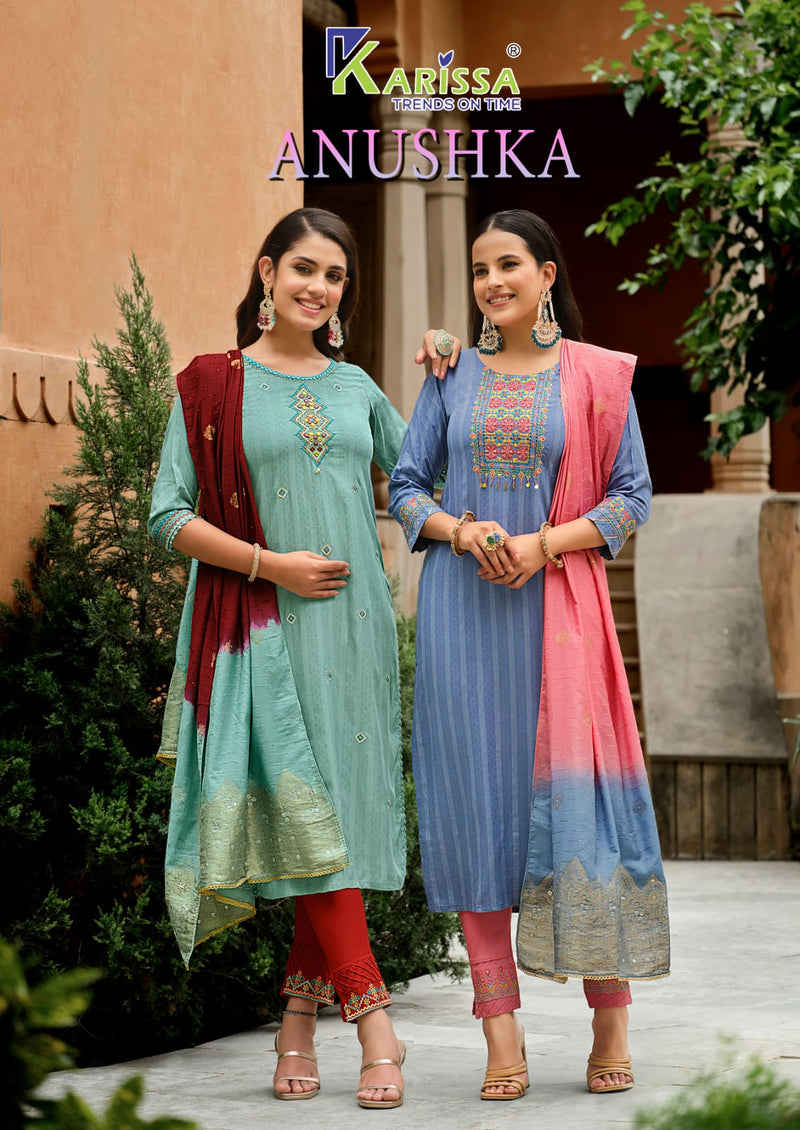 Karissa Anushka Viscose Rayon With Fancy Casual Wear Kurtis