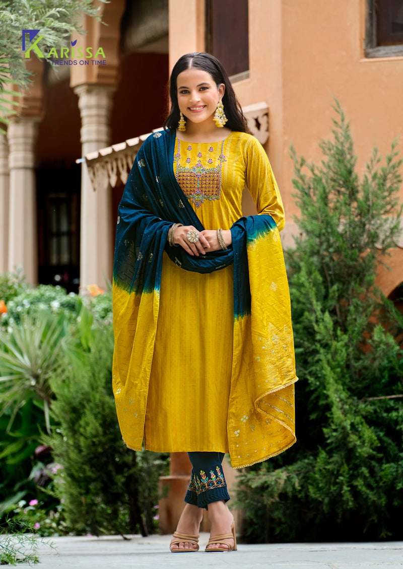 Karissa Anushka Viscose Rayon With Fancy Casual Wear Kurtis