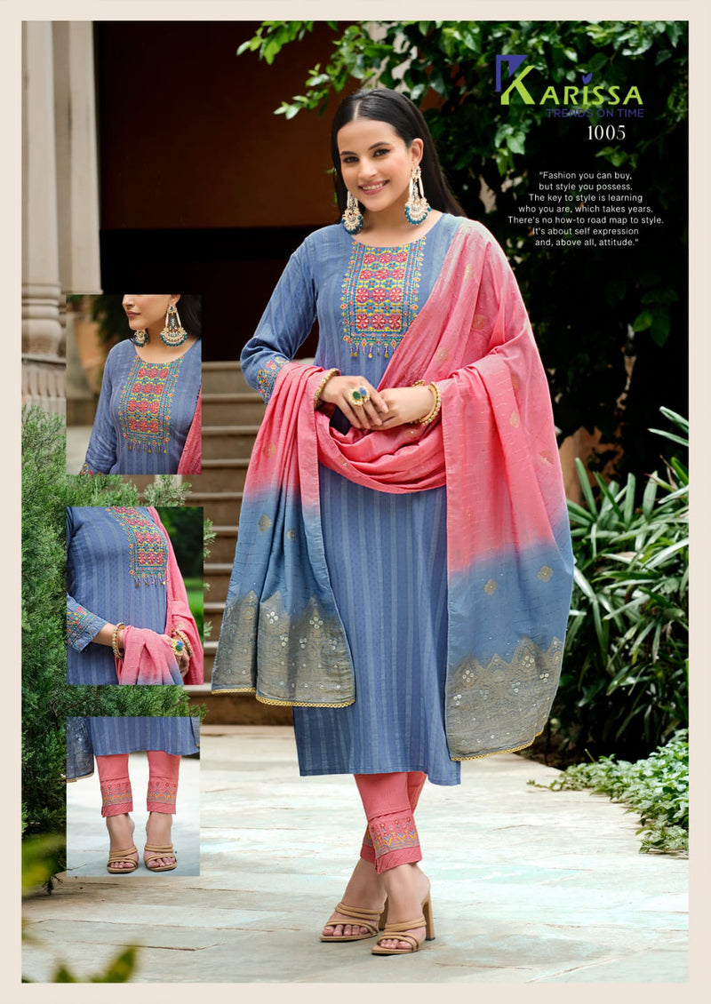 Karissa Anushka Viscose Rayon With Fancy Casual Wear Kurtis