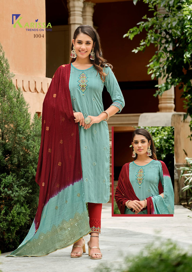 Karissa Anushka Viscose Rayon With Fancy Casual Wear Kurtis