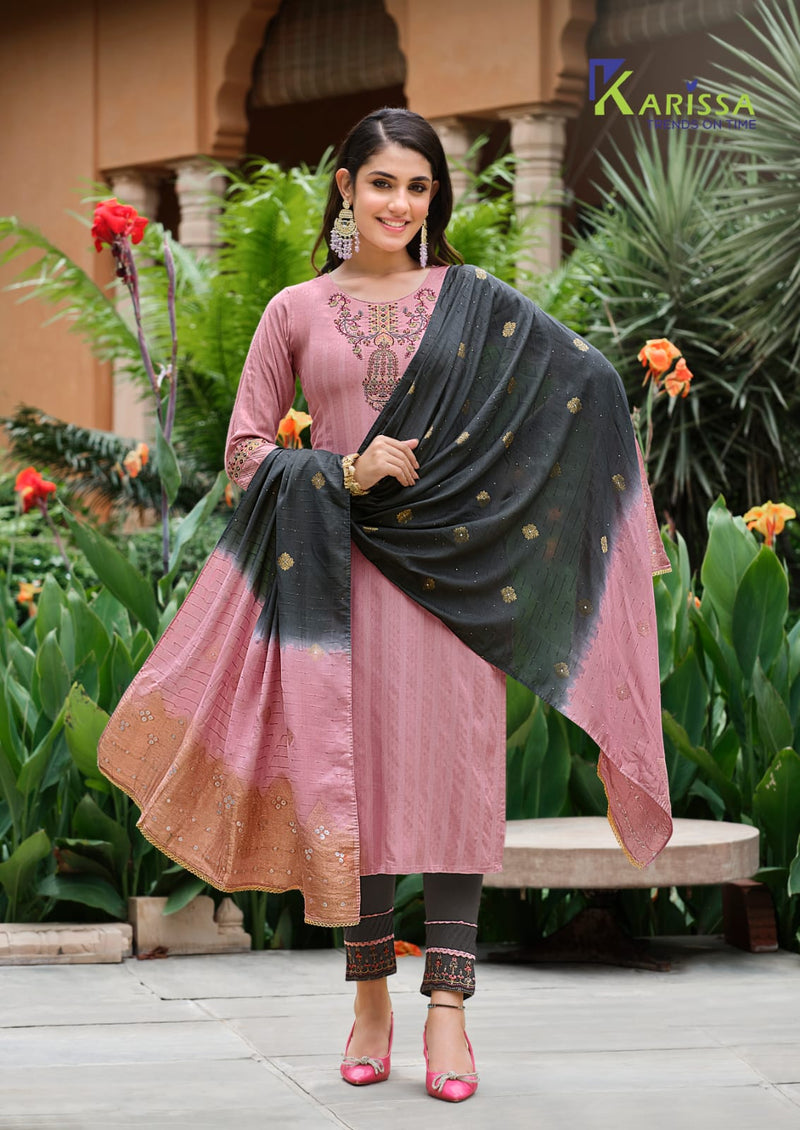 Karissa Anushka Viscose Rayon With Fancy Casual Wear Kurtis