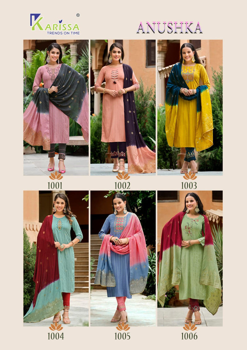 Karissa Anushka Viscose Rayon With Fancy Casual Wear Kurtis