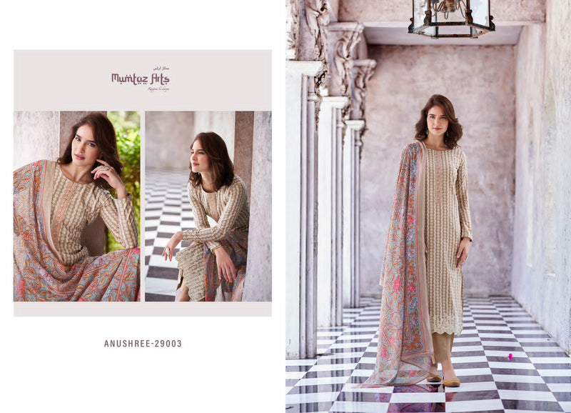 Mumtaz Arts Anushree Lawn Cotton Digital Print With Embroidery Work Suits