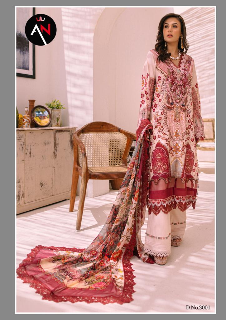 Asifa Nabeel Vol 3 Cotton Karachi Printed Designer Salwar Kameez