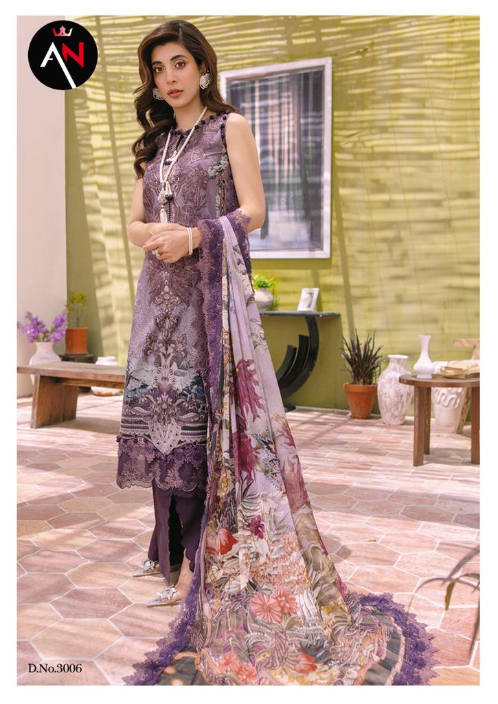 Asifa Nabeel Vol 3 Cotton Karachi Printed Designer Salwar Kameez
