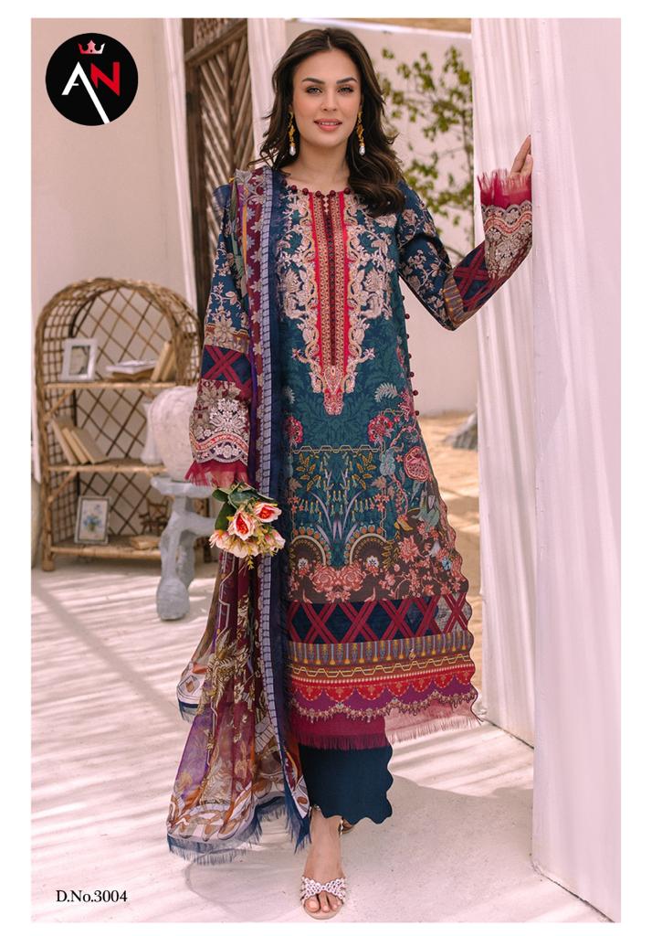 Asifa Nabeel Vol 3 Cotton Karachi Printed Designer Salwar Kameez