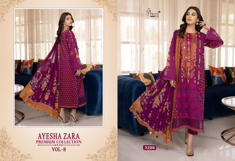 Shree Fab Ayesha Zara Premium Collection Vol 8 Cotton Print With Fancy Patch Work Designer Salwar Kameez