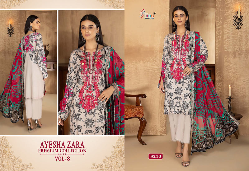 Shree Fab Ayesha Zara Premium Collection Vol 8 Cotton Print With Fancy Patch Work Designer Salwar Kameez