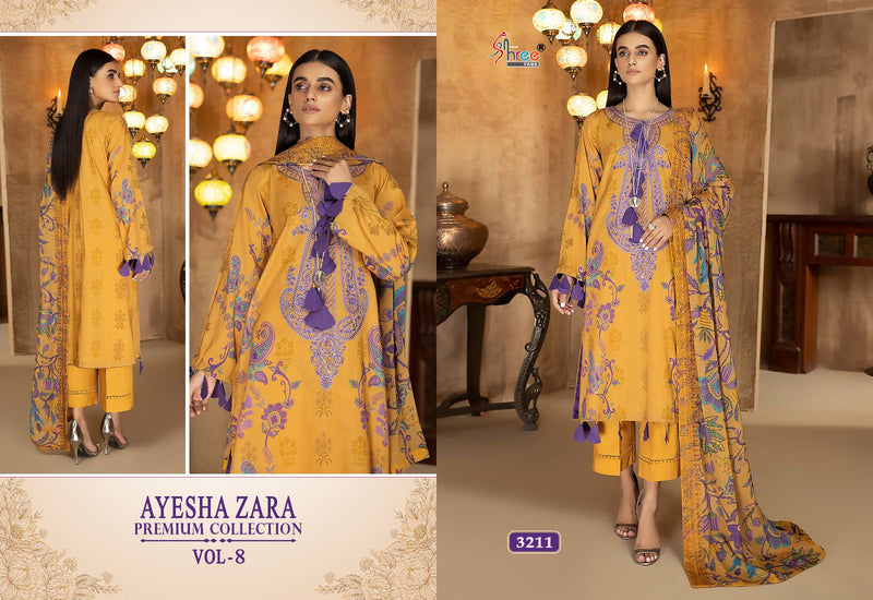 Shree Fab Ayesha Zara Premium Collection Vol 8 Cotton Print With Fancy Patch Work Designer Salwar Kameez