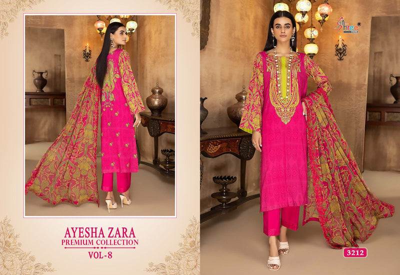 Shree Fab Ayesha Zara Premium Collection Vol 8 Cotton Print With Fancy Patch Work Designer Salwar Kameez