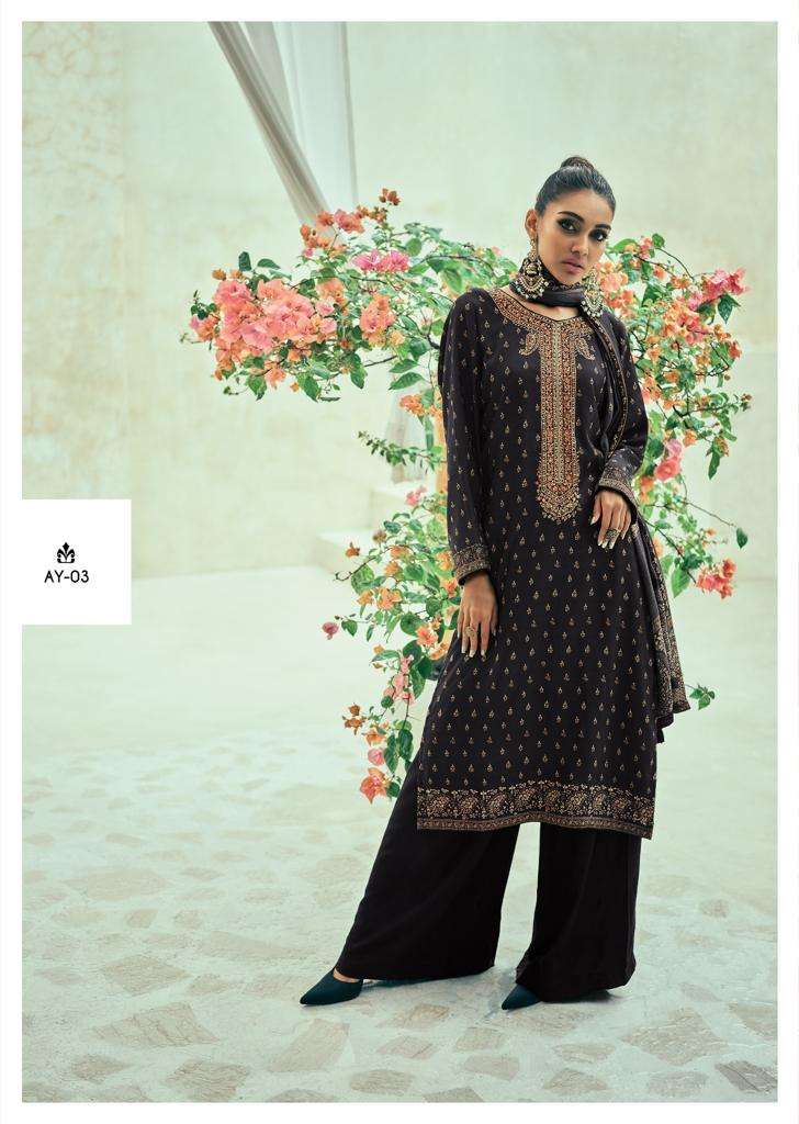 Varsha Ayeza Viscose Digitally Printed Handwork Designer Salwar Suit