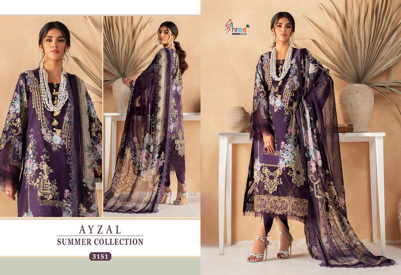 Shree Fabs Ayzal Summer Collection Cotton Print With Embroidery Patch Work Salwar Kameez