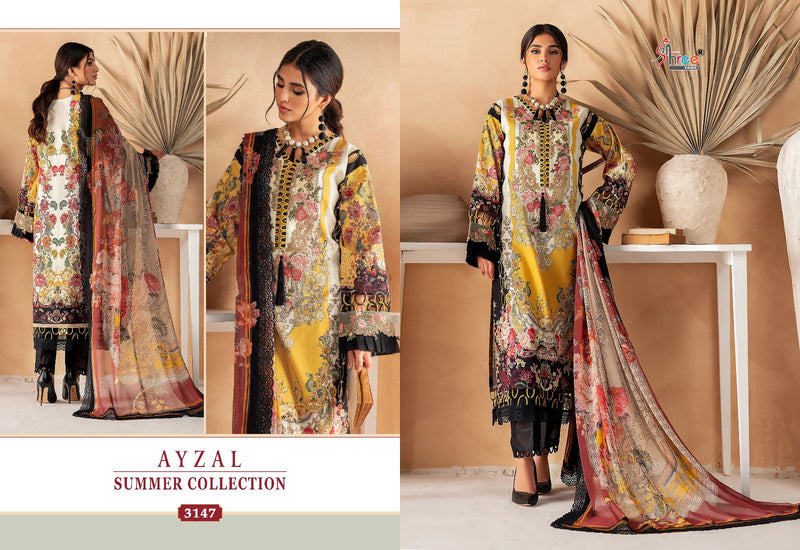 Shree Fabs Ayzal Summer Collection Cotton Print With Embroidery Patch Work Salwar Kameez