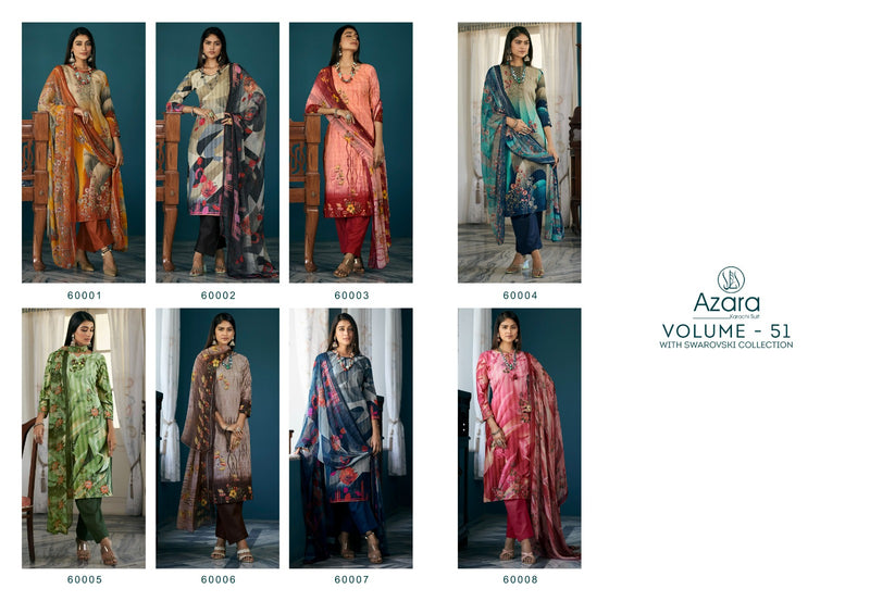 Radhika Fashion Azara Vol 51 Cotton Designer Printed Mashin Diamond Printed Salwar Kameez