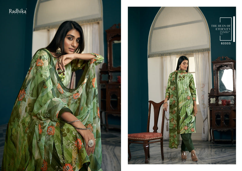 Radhika Fashion Azara Vol 51 Cotton Designer Printed Mashin Diamond Printed Salwar Kameez