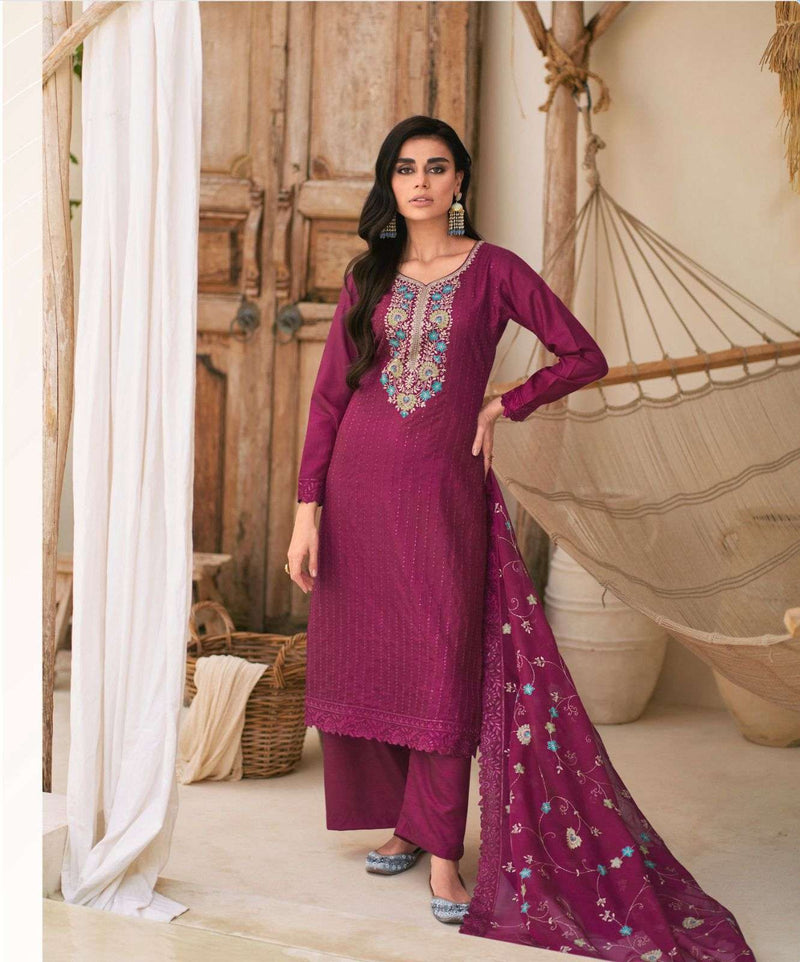 Aashirwad Creation Aafreen Dola Silk Beautiful Designer Salwar Kameez