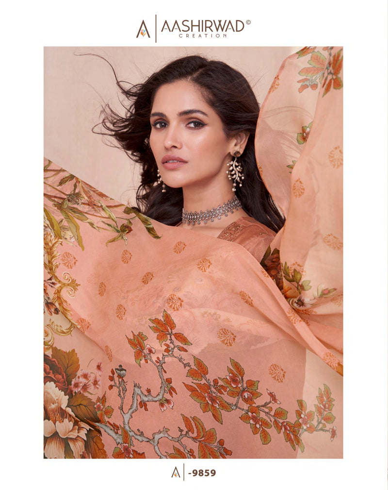 Aashirwad Creation Elora Premium Tussar Silk Stylish Wear Suit