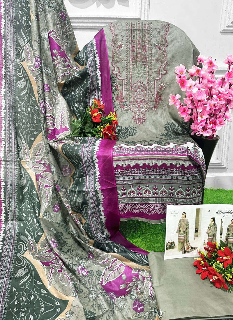 Agha Noor Rangrez Vol 1 Lawn Cotton Fancy Designer Daily Wear Salwar Suit