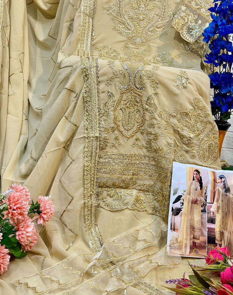 Al Khushbu Afifa Vol 2 Georgette Heavy Embroidered Pakistani Salwar Kameez