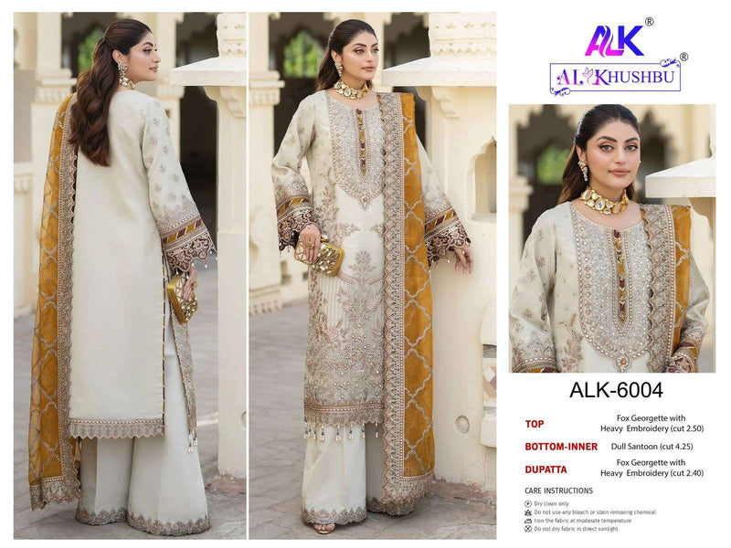 Al Khushbu Agha Noor Georgette Heavy Embroidered Salwar Kameez