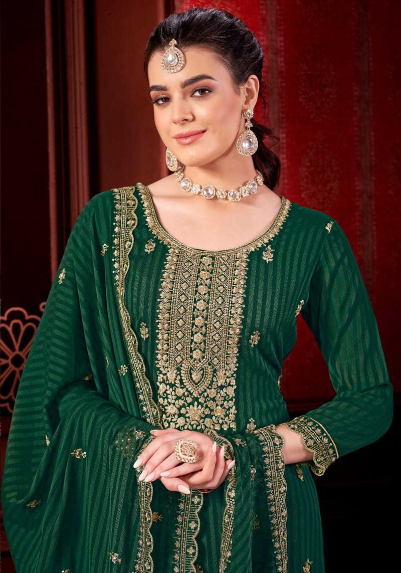 Alok Suit Door Premium Self Embroidery Work Salwar Suit