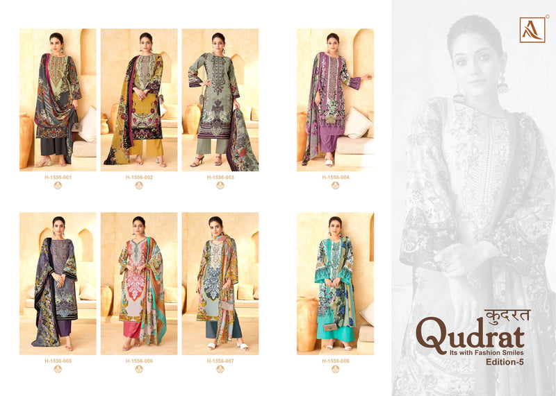 Alok Suit Qudarat Vol 5 Cotton Digital Pakistani Print With Fancy Embroidery Fancy Designer Salwar Suit