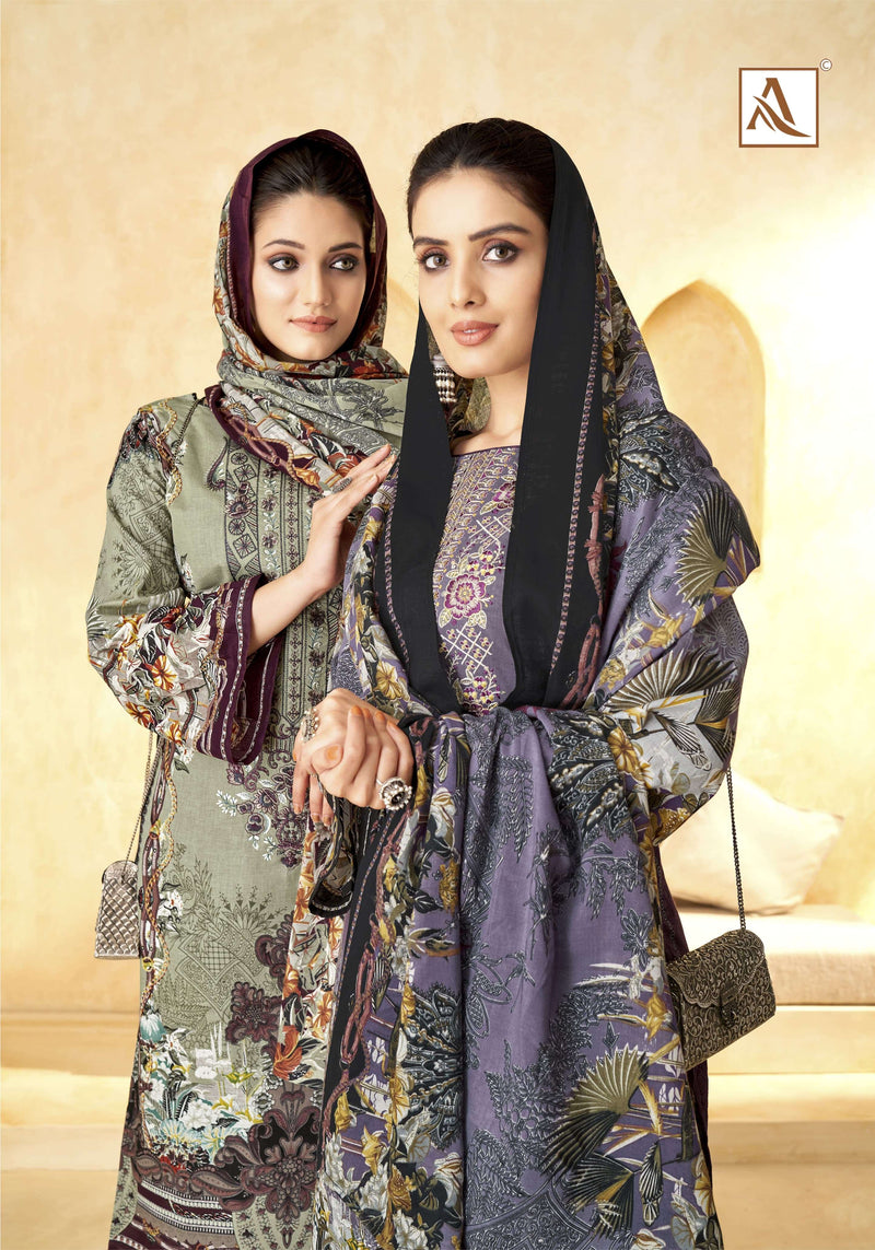 Alok Suit Qudarat Vol 5 Cotton Digital Pakistani Print With Fancy Embroidery Fancy Designer Salwar Suit
