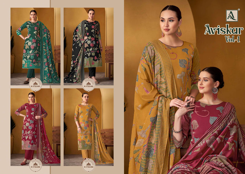 Alok Suit Avishkar Pure Jam Cotton Handwork Designer Salwar Suit