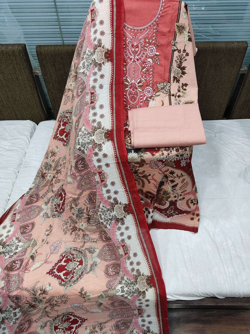 Alok Suit Qudrat Edition Vol 9 Pure Cambric Cotton Pakistani Suit