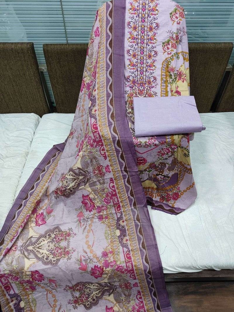 Alok Suit Qudrat Edition Vol 9 Pure Cambric Cotton Pakistani Suit