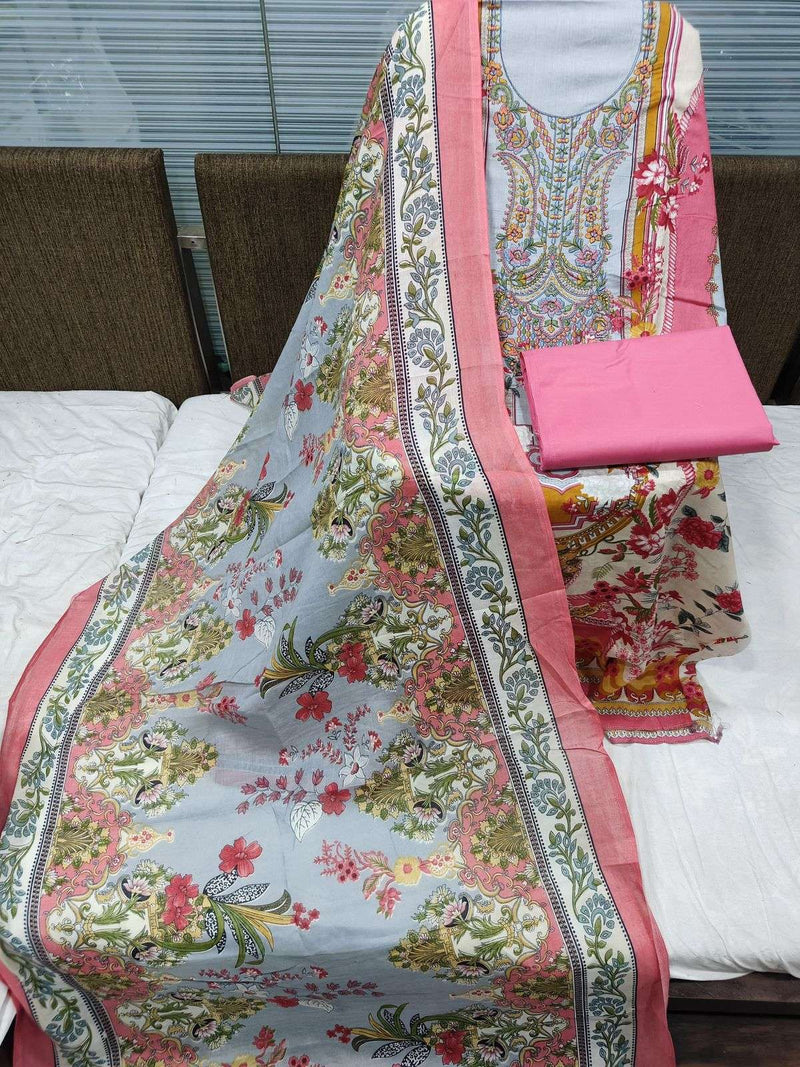 Alok Suit Qudrat Edition Vol 9 Pure Cambric Cotton Pakistani Suit