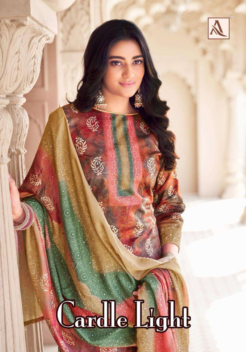 Alok Suits Carle Light Jam Cotton Digital Print Work Salwar Suit