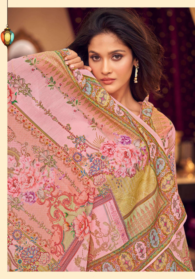 Alok Suits Tabeer Vol 12 Pure Cambric Lawn Embroidered Pakistani Suit