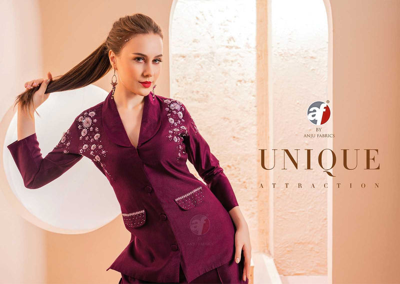 Anju Fab Showy Vol 2 Viscose Nylon Fancy Stylish Handwork Cord Set
