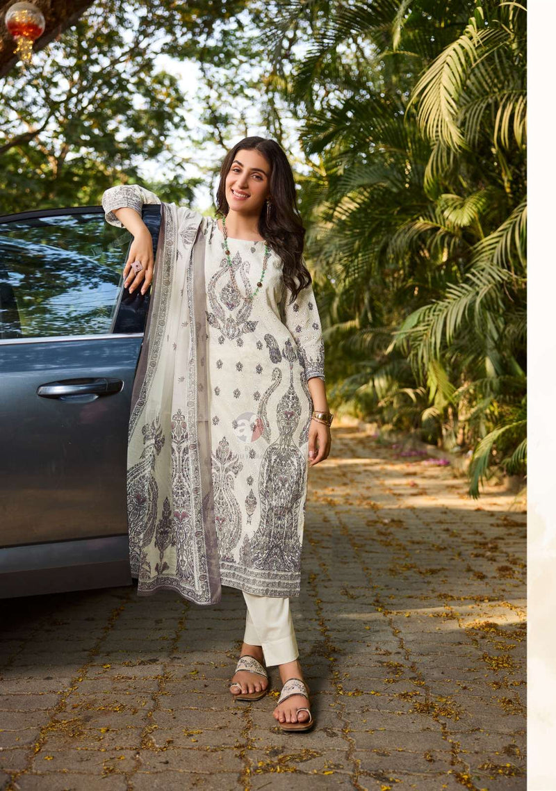 Anju Fabrics Flairs Vol 3 Cotton Pakistani Print Designer Combo Set Kurti