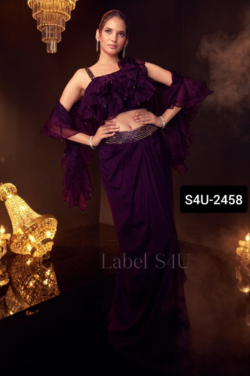 S4u Shivali Dno 2458 Fancy Stylish Party Wear Designer Kurti