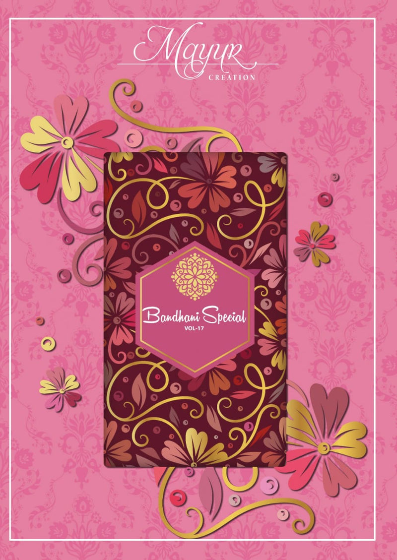 Mayur Creation Bandhani Special Vol 17 Cotton Bandhni Printed Salwar Suits